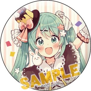 Vocaloid Sweets Tin Badge Collection Miku
