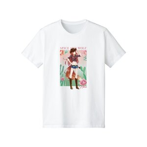 Spice and Wolf Jyuu Ayakura Illustration Holo Western Girl Ver. Men's T-Shirt L