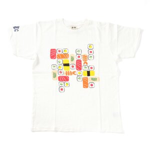 Buden Sushi Blocks T-shirt White L