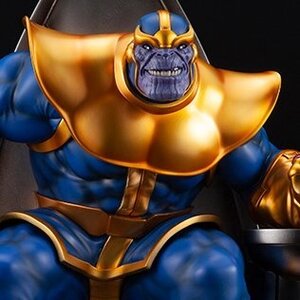 Marvel Universe Thanos on Space Throne Fine Art Statue