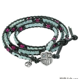 Hatsune Miku Leather Wrap Bracelet L