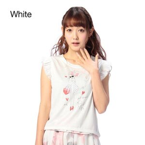 LIZ LISA Lady Print T-Shirt White