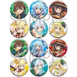 KonoSuba: God’s Blessing on This Wonderful World! 3 Tradable Sparkly Tin Badge Complete Box Set