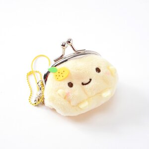 Hannari Tofu Mini Gamaguchi Coin Pouch Yuzu Tofu