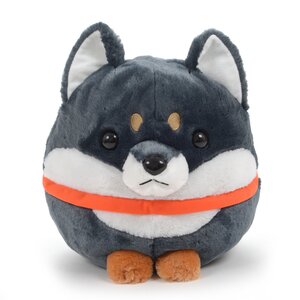 Wonderful Wanko Tai Dog Big Plush Collection Black Mameshiba