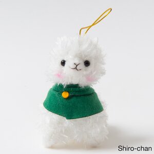 Advance! Alpacasso Corps Plushies (Mini Strap) Shiro-chan