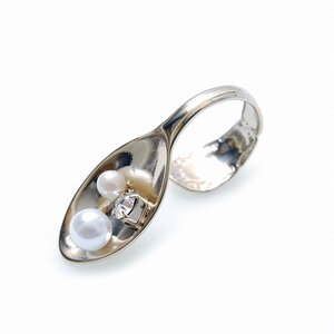 Lilou Spoon Ring Silver