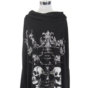 SEX POT ReVeNGe Mirror Skull Dolman Sleeve Shirt