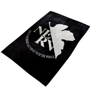 Rebuild of Evangelion Fleece NERV Blanket (Black & Gray)