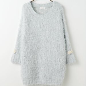 LIZ LISA Cozy Knit Dress Blue