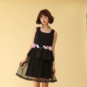 Honey Salon Garden Party Outfit Set Black