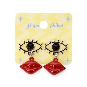 Popuphilia! Eyes + Lips Pierced Earrings