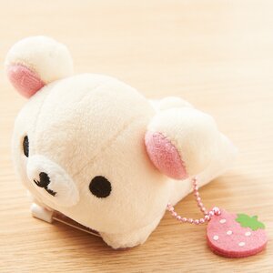 Korilakkuma Plushie Badge (Lounging)