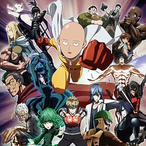 One-Punch Man Key Art 2 Premium Wall Scroll