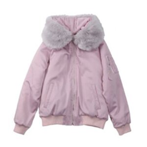 Honey Salon Voluminous Fur Blouson Light Pink