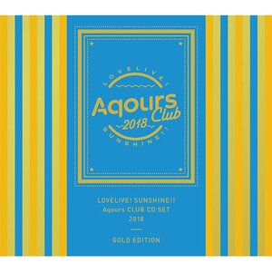 Love Live! Sunshine!! Aqours Club CD Set 2018 Gold Edition (First-Press Limited Edition)