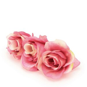 LIZ LISA 3-Rose Barrette Pink