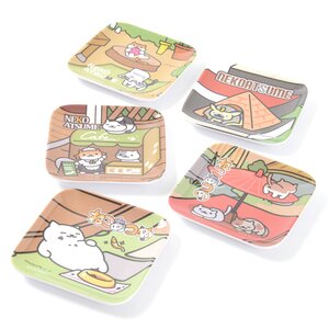 Neko Atsume Melamine Trading-Type Mini Trays