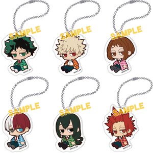 Yurutto Darun My Hero Academia Warm Hanten Acrylic Keychain Collection Box Set