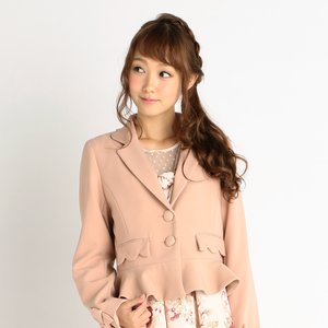 LIZ LISA Short Tailored Jacket Pink