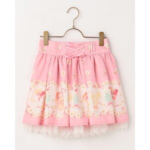 LIZ LISA Tropical Juice Sukapan Skirt Pink
