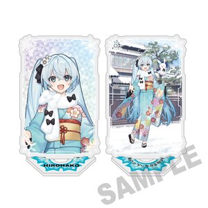 Snow Miku x Hirohako Pirouette Acrylic Stand Hakodate Snow Miku Art by Sakanahen [Pre-order]