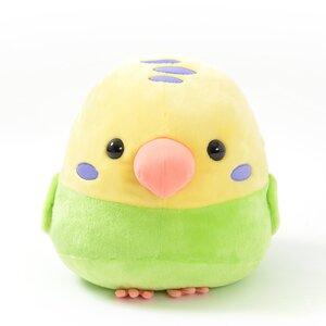 Kotori Tai Yama no Saezuri Plushie (Big) Green Budgerigar