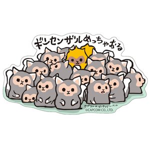 Capcom x B-Side Label Monster Hunter Sticker Collection Vol. 4 So Many Pearlspring Macaques