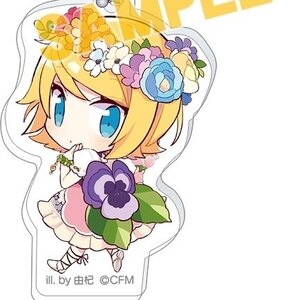 Vocaloid Alice in Wonderland Acrylic Keychain Collection: Yoshiki Ver. Rin