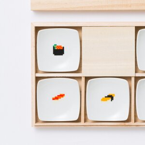 Medetai Chopstick Rest Set (Sushi)