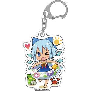 Touhou Project Cirno Acrylic Keychain Charm Eretto Ver.