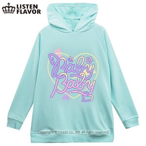 Listen Flavor Angel Baby Logo Hoodie Mint