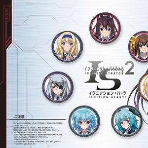 Infinite Stratos 2 Heroines Pin Badge Set