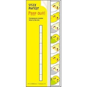 Stick Marker Collection Peeping Birds Sticky Tabs