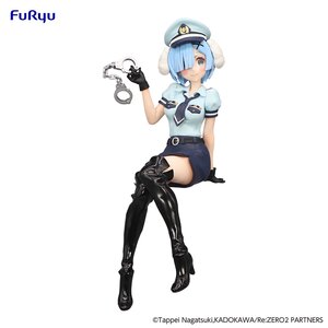 Re:Zero -Starting Life in Another World- Rem: Police Officer Cap w/ Dog Ears Ver. Noodle Stopper Figure