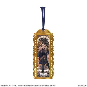 Resident Evil 30th Anniversary Main Art Metal Bookmarker Leon S. Kennedy [Pre-order]