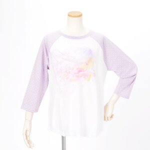 milklim Suyasuya Raglan Top White x Lavender