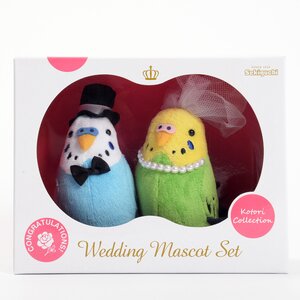 Kotori Collection Budgerigar Wedding Clip Set