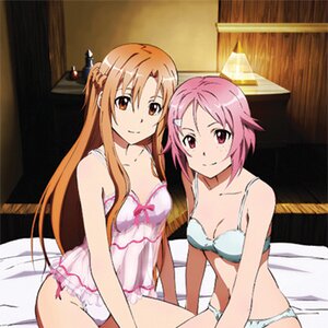 Sword Art Online Asuna & Lizbeth Bedtime Wall Scroll