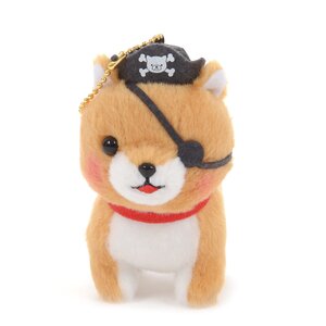 Mameshiba San Kyodai Kaizoku Gokko Dog Plush Collection (Ball Chain) Mametaro