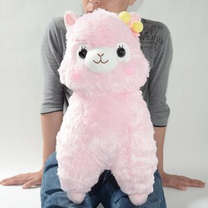 Alpacasso Velvet Ribbon Plushies (Big) Momo-chan