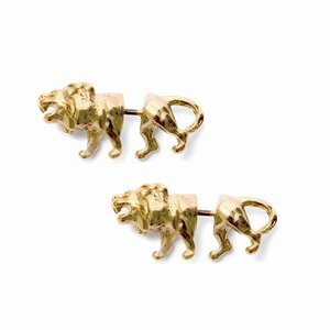 Lilou Animal Split Earrings Lion