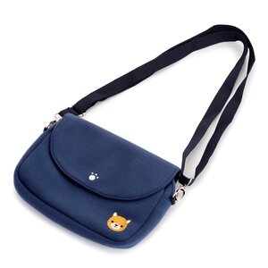 Amuse Character Smartphone Shoulder Bag Navy (Mameshiba San Kyodai)