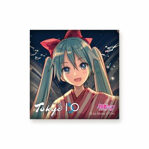 Hatsune Miku x Tokyo 150 Years Festival Collaboration Pin Badge Regular Ver.