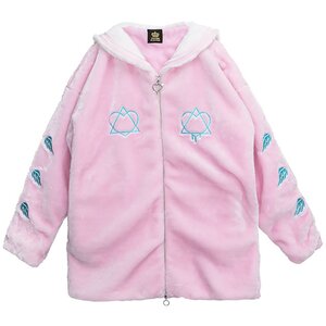 LISTEN FLAVOR Angel Sailor Boa Blouson Light Pink