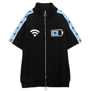 LISTEN FLAVOR Now Charging Short Sleeve Jersey Black