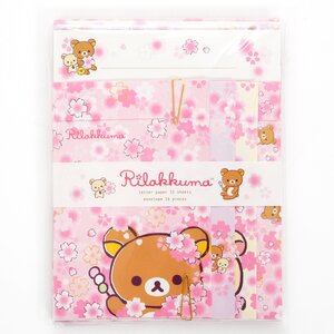Rilakkuma Sakura Letter Set Rilakkuma Dango