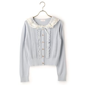 LIZ LISA Sailor Collared Cardigan Blue