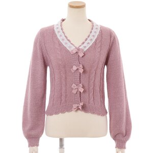 LIZ LISA Dolly Cardigan Pink