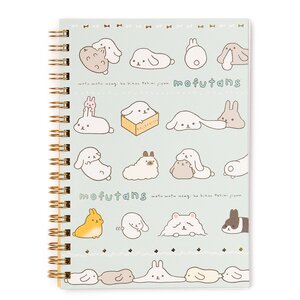 Mofutans Spiral-bound Notebook Blue